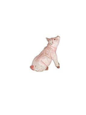 Breyer Stablemate Pig Petting Zoo Pink Sitting Animal Miniature